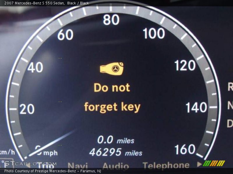 Black / Black 2007 Mercedes-Benz S 550 Sedan