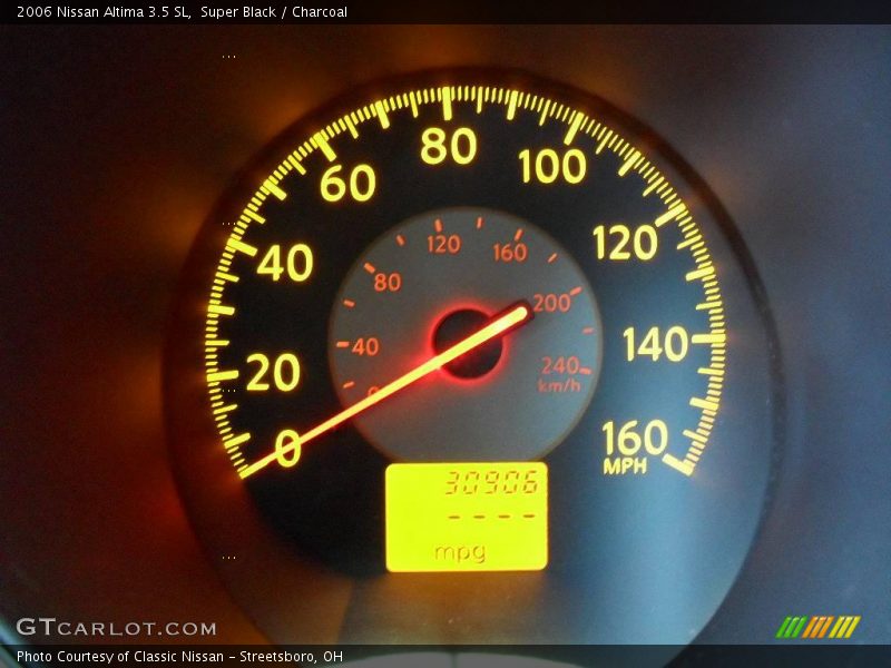 Super Black / Charcoal 2006 Nissan Altima 3.5 SL