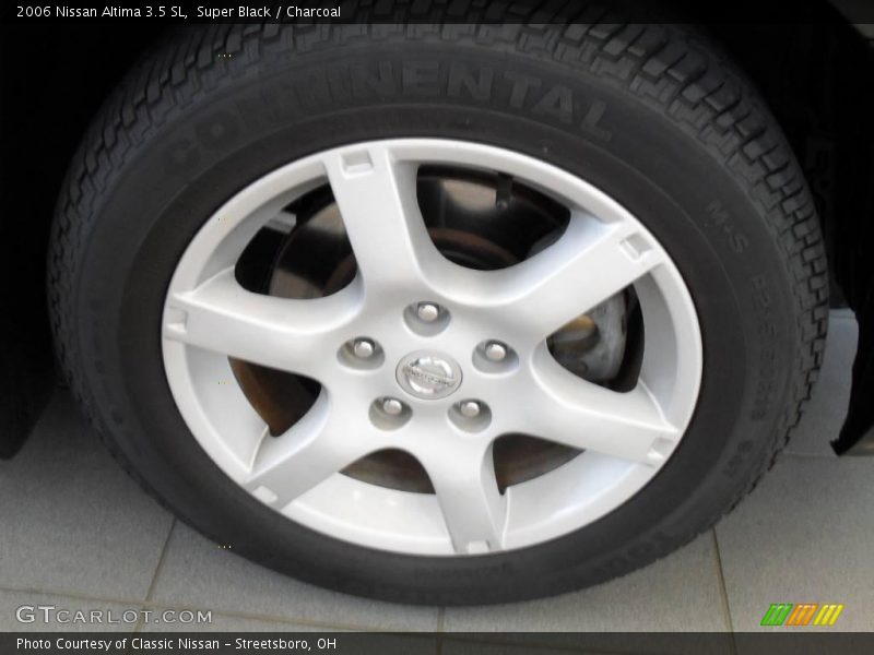 Super Black / Charcoal 2006 Nissan Altima 3.5 SL