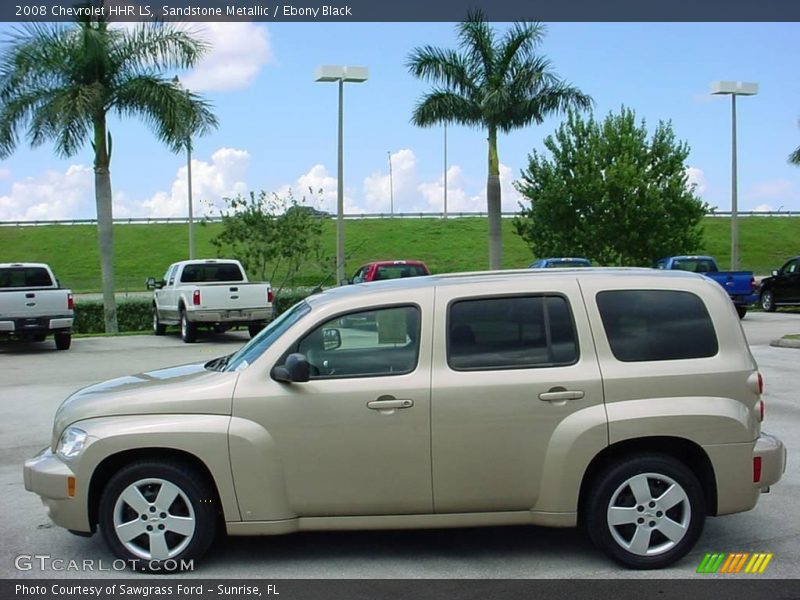 Sandstone Metallic / Ebony Black 2008 Chevrolet HHR LS