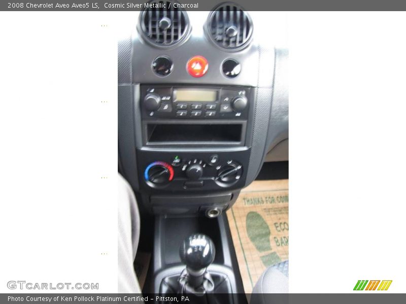 Cosmic Silver Metallic / Charcoal 2008 Chevrolet Aveo Aveo5 LS