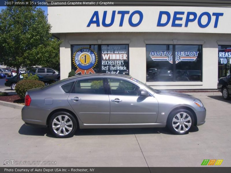 Diamond Graphite Metallic / Graphite 2007 Infiniti M 35x Sedan