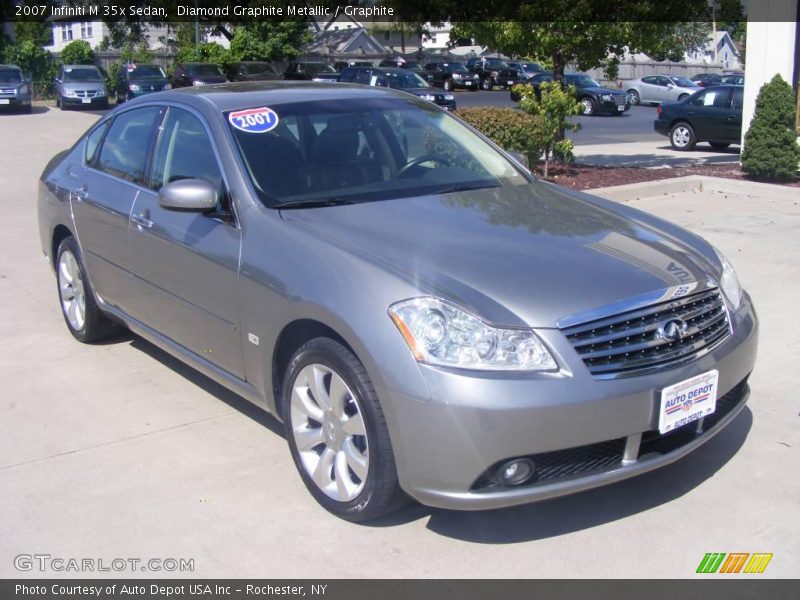 Diamond Graphite Metallic / Graphite 2007 Infiniti M 35x Sedan