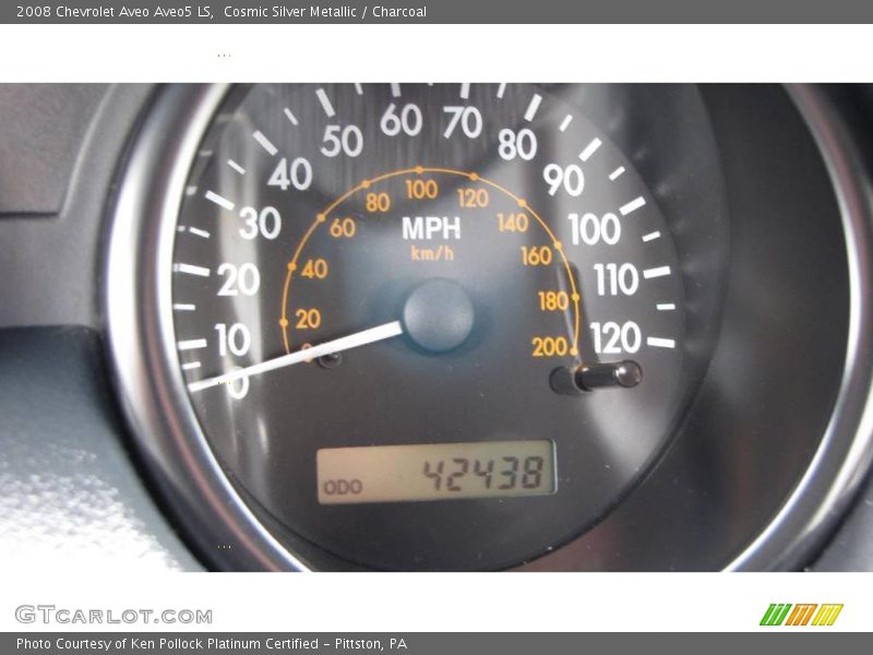 Cosmic Silver Metallic / Charcoal 2008 Chevrolet Aveo Aveo5 LS