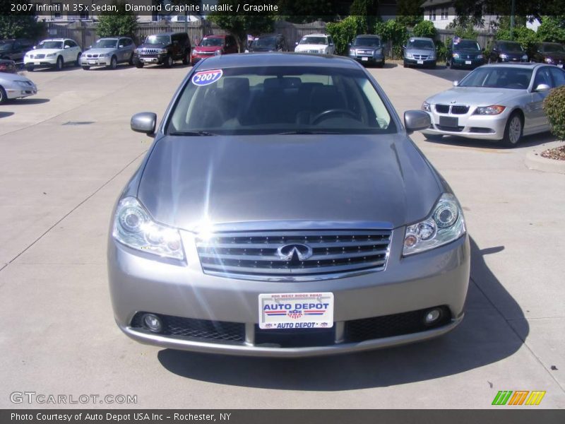 Diamond Graphite Metallic / Graphite 2007 Infiniti M 35x Sedan