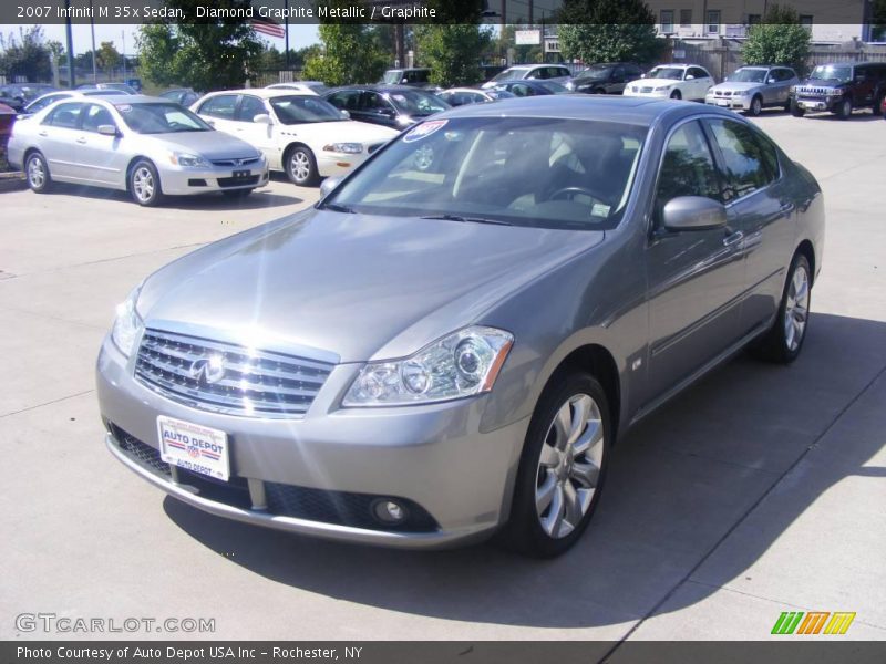 Diamond Graphite Metallic / Graphite 2007 Infiniti M 35x Sedan