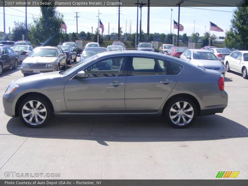 Diamond Graphite Metallic / Graphite 2007 Infiniti M 35x Sedan