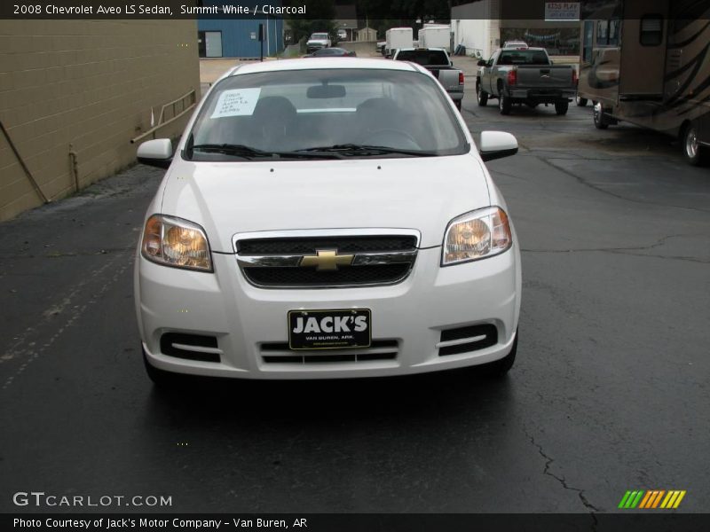 Summit White / Charcoal 2008 Chevrolet Aveo LS Sedan