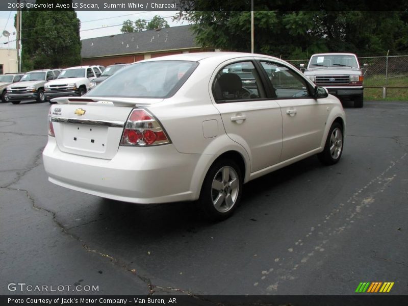 Summit White / Charcoal 2008 Chevrolet Aveo LS Sedan