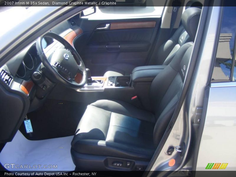 Diamond Graphite Metallic / Graphite 2007 Infiniti M 35x Sedan