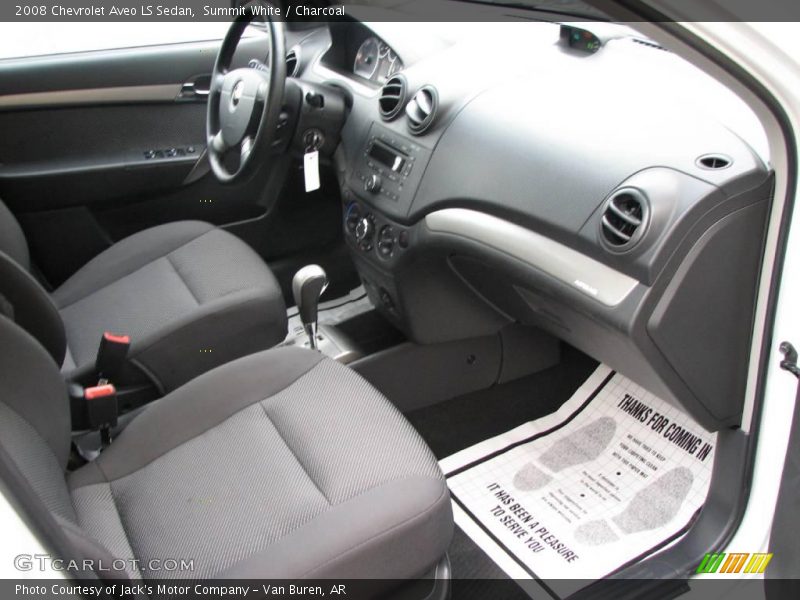 Summit White / Charcoal 2008 Chevrolet Aveo LS Sedan