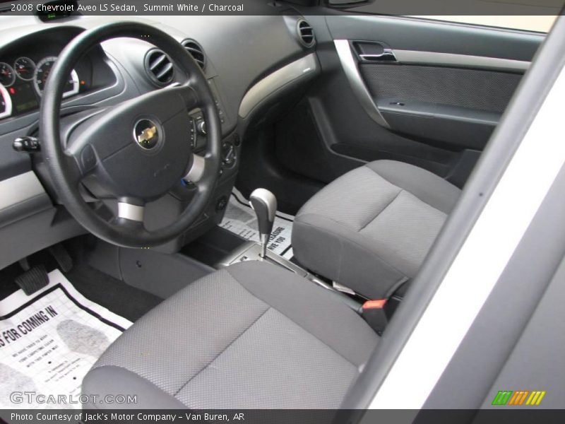 Summit White / Charcoal 2008 Chevrolet Aveo LS Sedan
