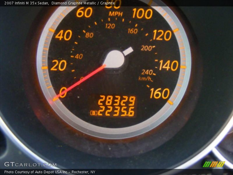 Diamond Graphite Metallic / Graphite 2007 Infiniti M 35x Sedan