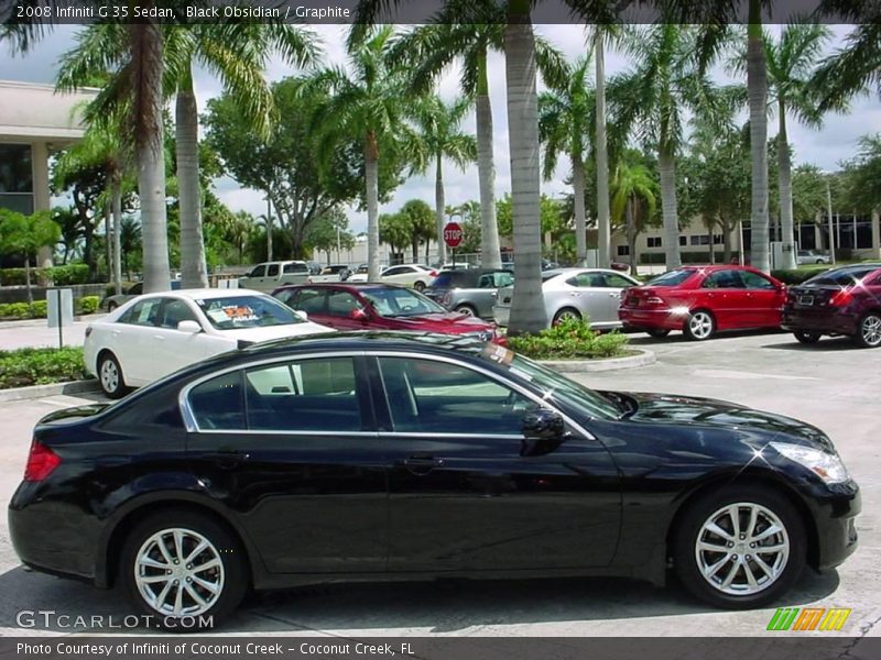 Black Obsidian / Graphite 2008 Infiniti G 35 Sedan