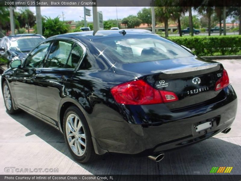 Black Obsidian / Graphite 2008 Infiniti G 35 Sedan