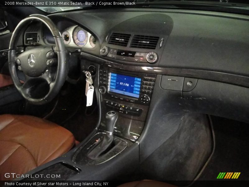 Black / Cognac Brown/Black 2008 Mercedes-Benz E 350 4Matic Sedan