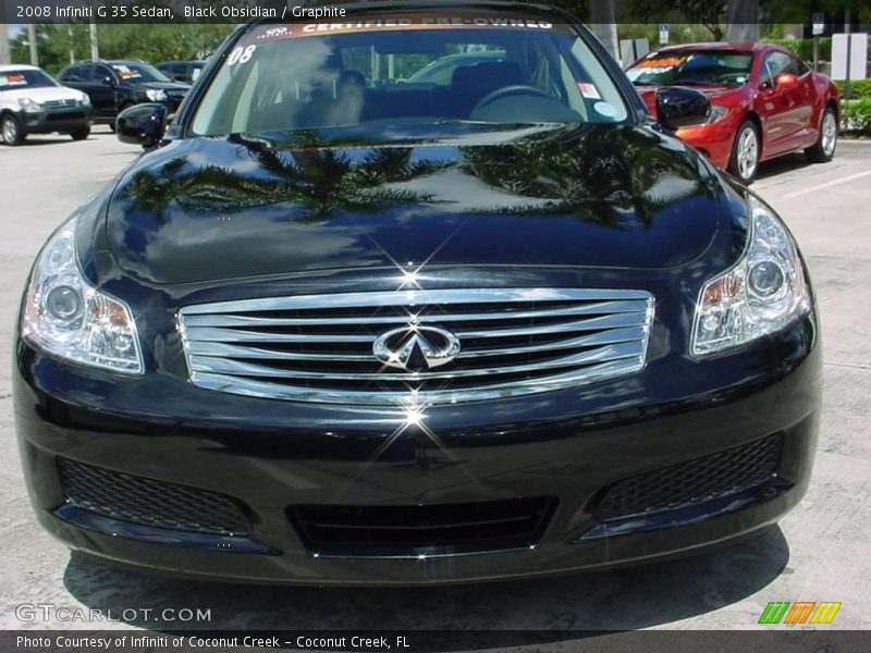 Black Obsidian / Graphite 2008 Infiniti G 35 Sedan