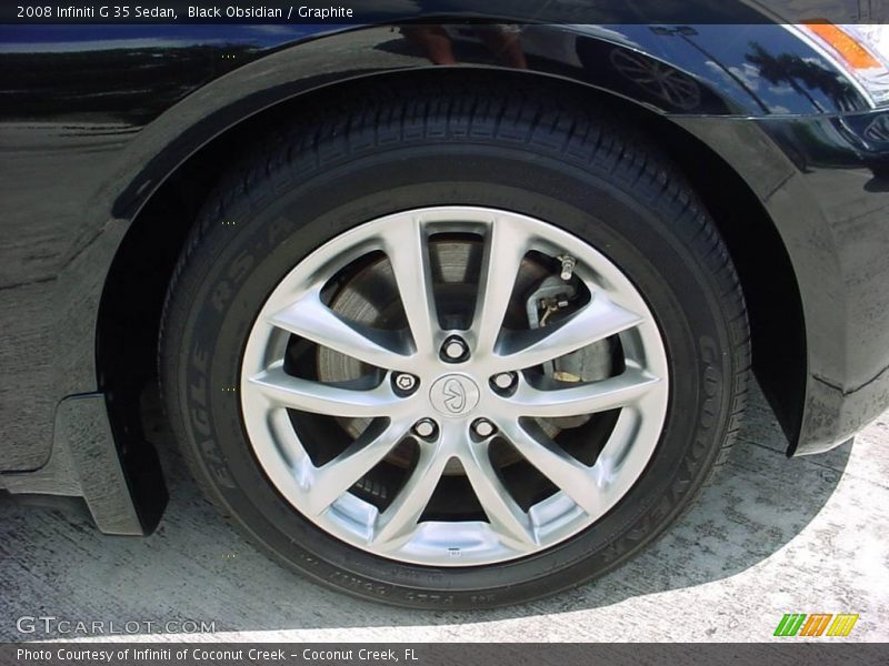 Black Obsidian / Graphite 2008 Infiniti G 35 Sedan