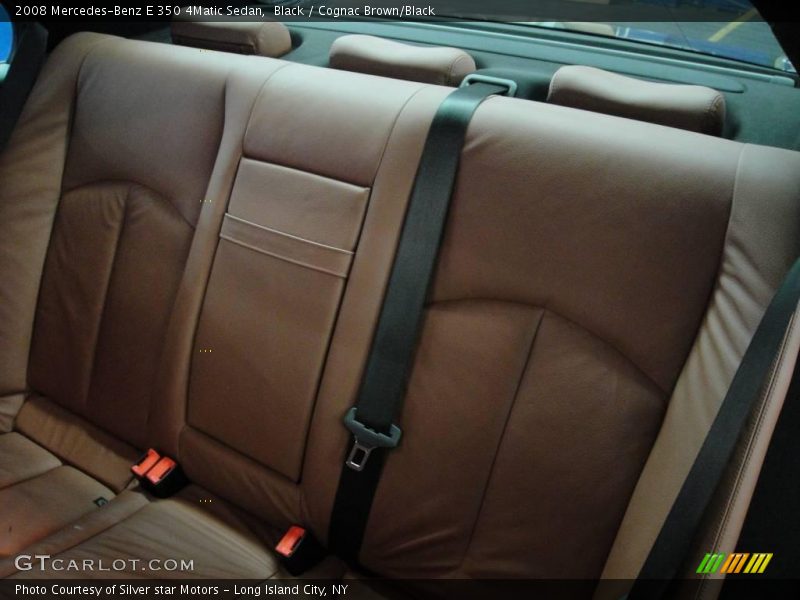 Black / Cognac Brown/Black 2008 Mercedes-Benz E 350 4Matic Sedan