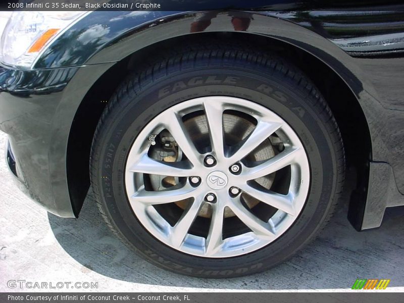Black Obsidian / Graphite 2008 Infiniti G 35 Sedan