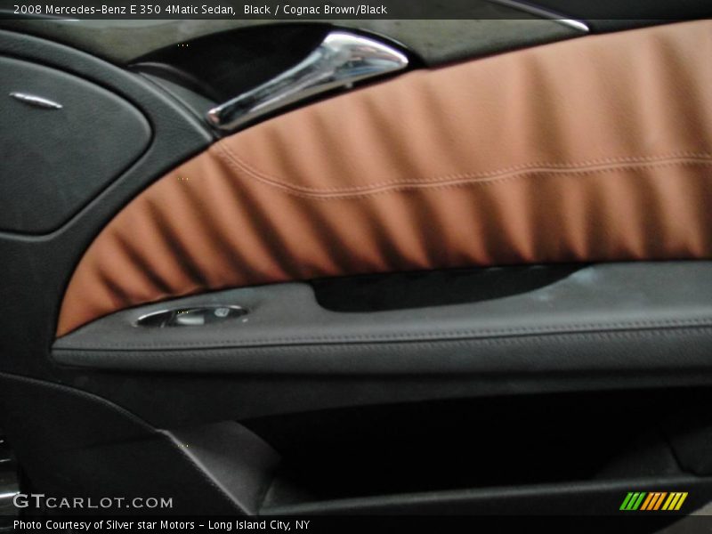 Black / Cognac Brown/Black 2008 Mercedes-Benz E 350 4Matic Sedan