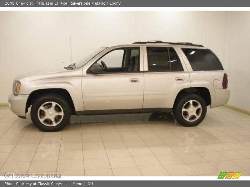 Silverstone Metallic / Ebony 2008 Chevrolet TrailBlazer LT 4x4