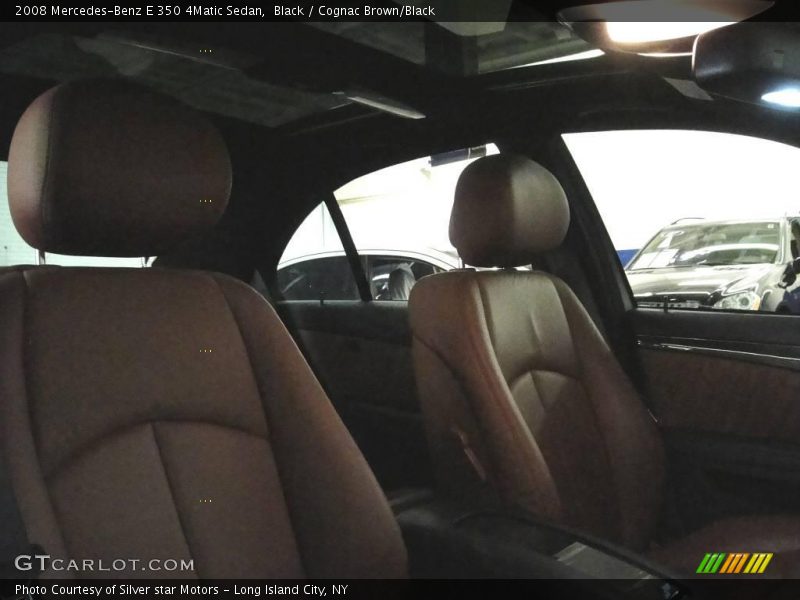 Black / Cognac Brown/Black 2008 Mercedes-Benz E 350 4Matic Sedan
