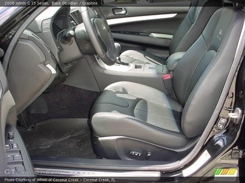 Black Obsidian / Graphite 2008 Infiniti G 35 Sedan