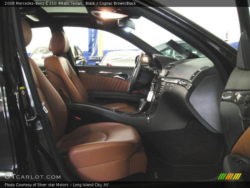 Black / Cognac Brown/Black 2008 Mercedes-Benz E 350 4Matic Sedan