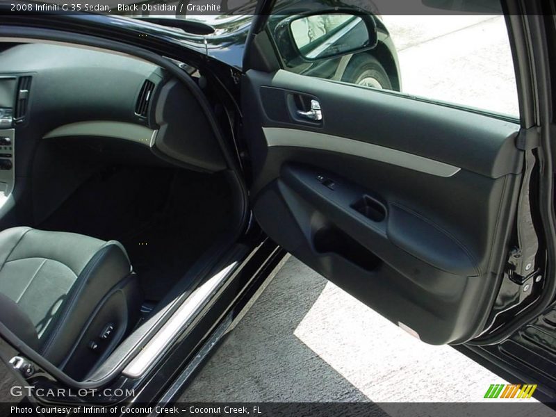Black Obsidian / Graphite 2008 Infiniti G 35 Sedan