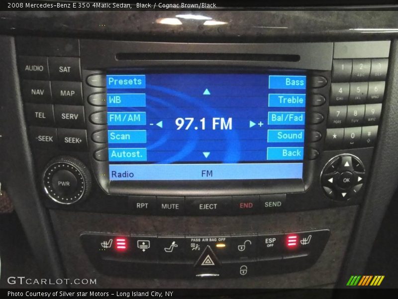 Black / Cognac Brown/Black 2008 Mercedes-Benz E 350 4Matic Sedan
