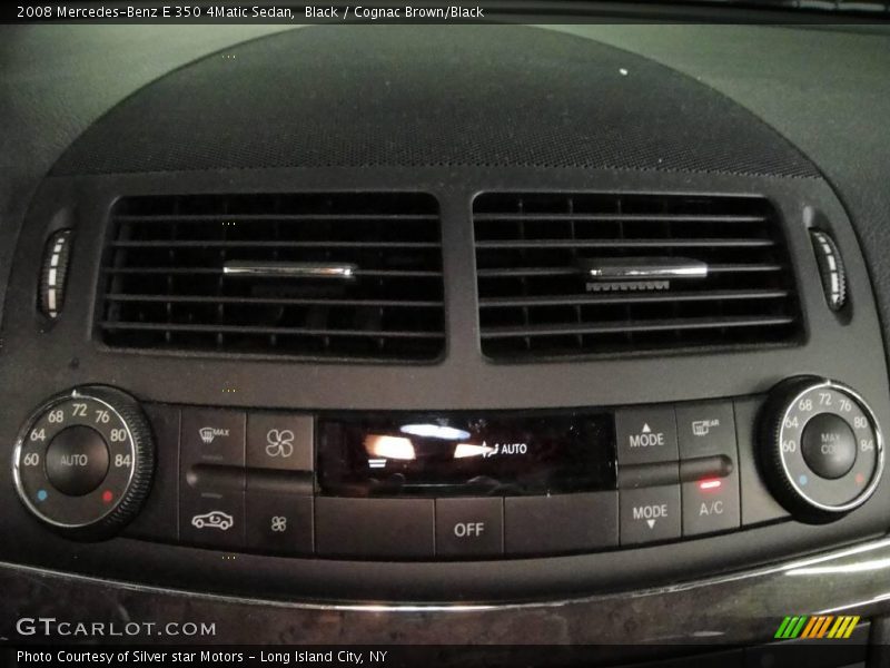 Black / Cognac Brown/Black 2008 Mercedes-Benz E 350 4Matic Sedan