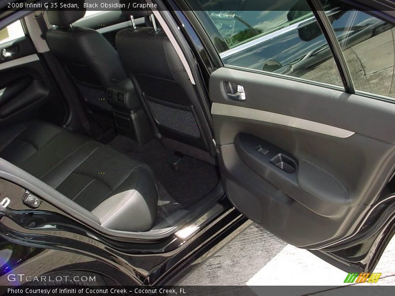Black Obsidian / Graphite 2008 Infiniti G 35 Sedan