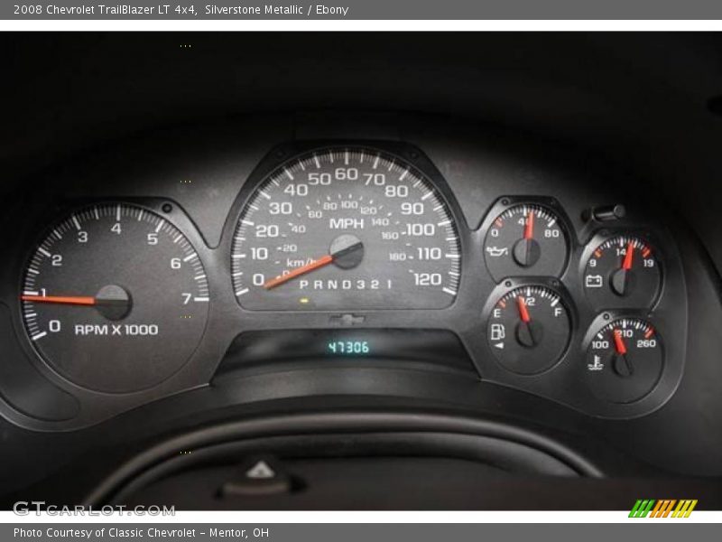 Silverstone Metallic / Ebony 2008 Chevrolet TrailBlazer LT 4x4