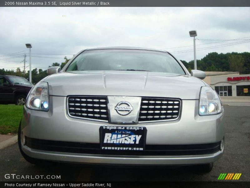 Liquid Silver Metallic / Black 2006 Nissan Maxima 3.5 SE