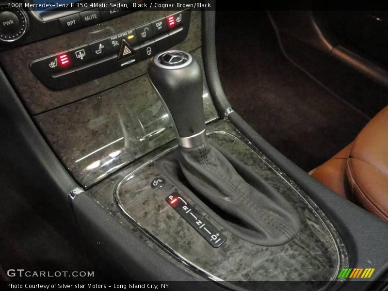 Black / Cognac Brown/Black 2008 Mercedes-Benz E 350 4Matic Sedan