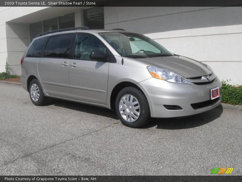 Silver Shadow Pearl / Stone 2009 Toyota Sienna LE