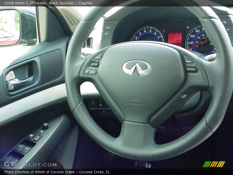 Black Obsidian / Graphite 2008 Infiniti G 35 Sedan
