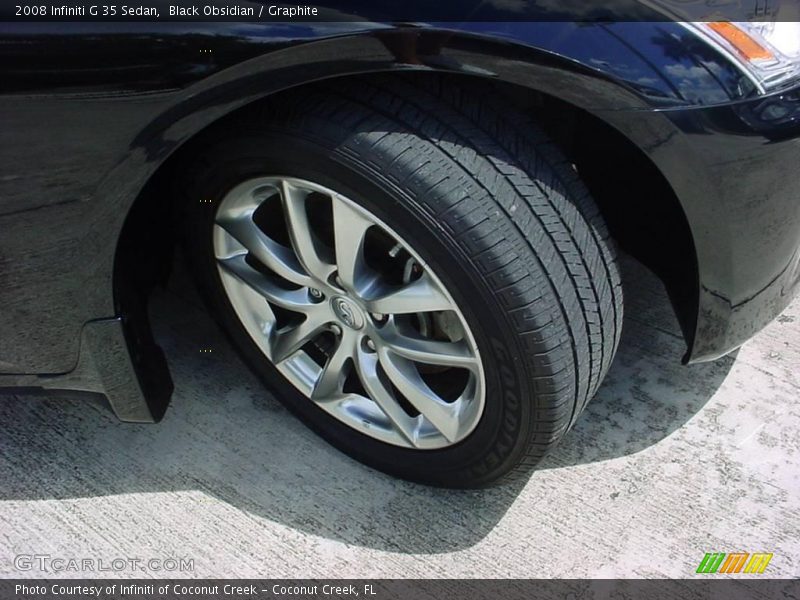 Black Obsidian / Graphite 2008 Infiniti G 35 Sedan