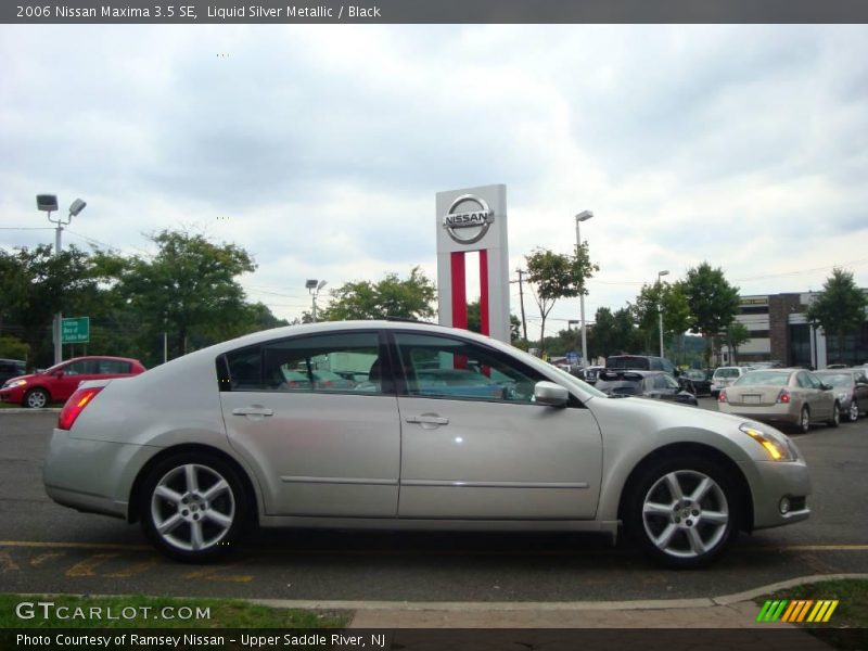 Liquid Silver Metallic / Black 2006 Nissan Maxima 3.5 SE