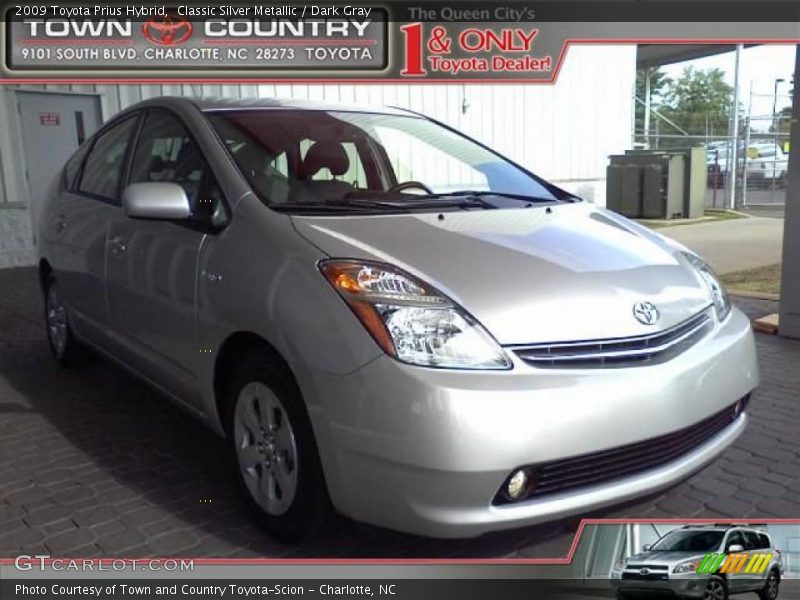 Classic Silver Metallic / Dark Gray 2009 Toyota Prius Hybrid
