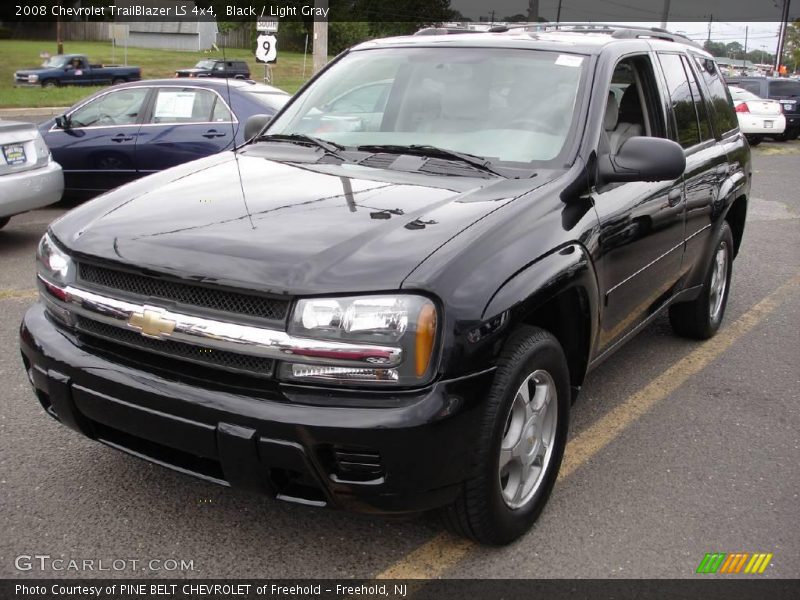 Black / Light Gray 2008 Chevrolet TrailBlazer LS 4x4