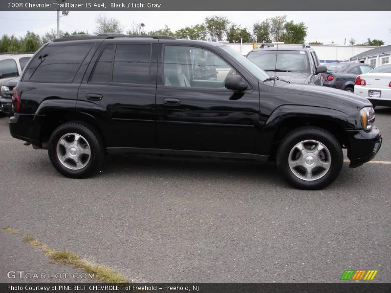 Black / Light Gray 2008 Chevrolet TrailBlazer LS 4x4