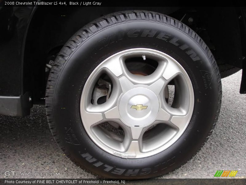 Black / Light Gray 2008 Chevrolet TrailBlazer LS 4x4