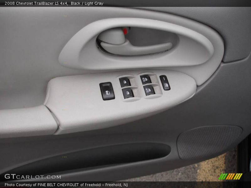 Black / Light Gray 2008 Chevrolet TrailBlazer LS 4x4