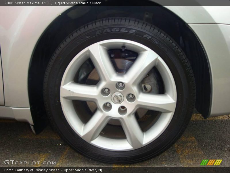 Liquid Silver Metallic / Black 2006 Nissan Maxima 3.5 SE