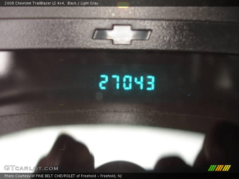 Black / Light Gray 2008 Chevrolet TrailBlazer LS 4x4