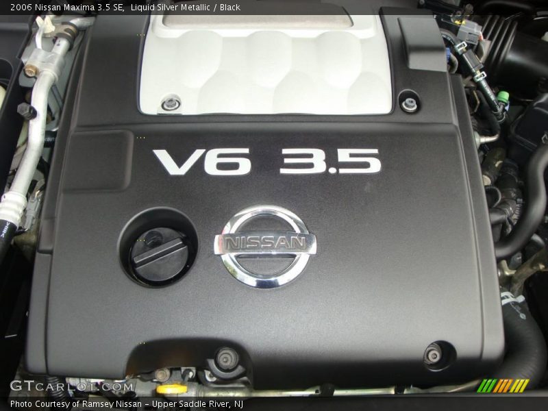 Liquid Silver Metallic / Black 2006 Nissan Maxima 3.5 SE
