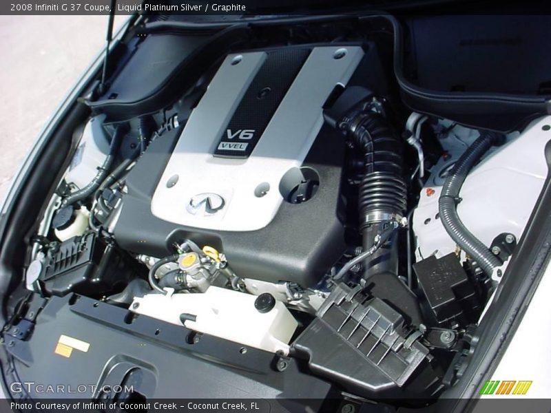 Liquid Platinum Silver / Graphite 2008 Infiniti G 37 Coupe