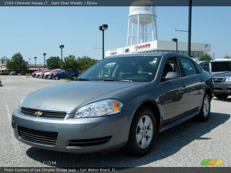 Dark Silver Metallic / Ebony 2009 Chevrolet Impala LT